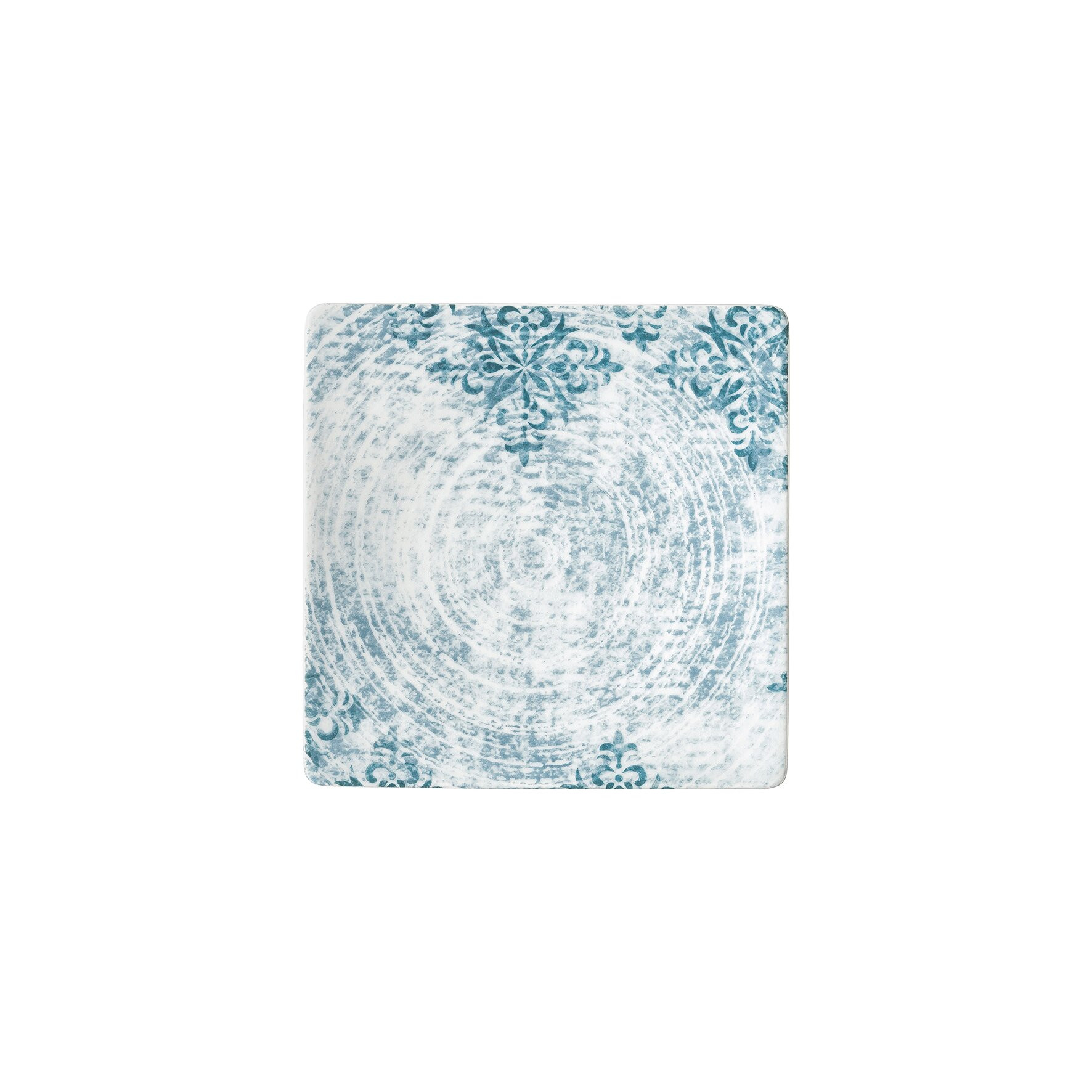 Shabby Chic, Coupteller halbtief eckig 163 x 163 mm Dekor 4